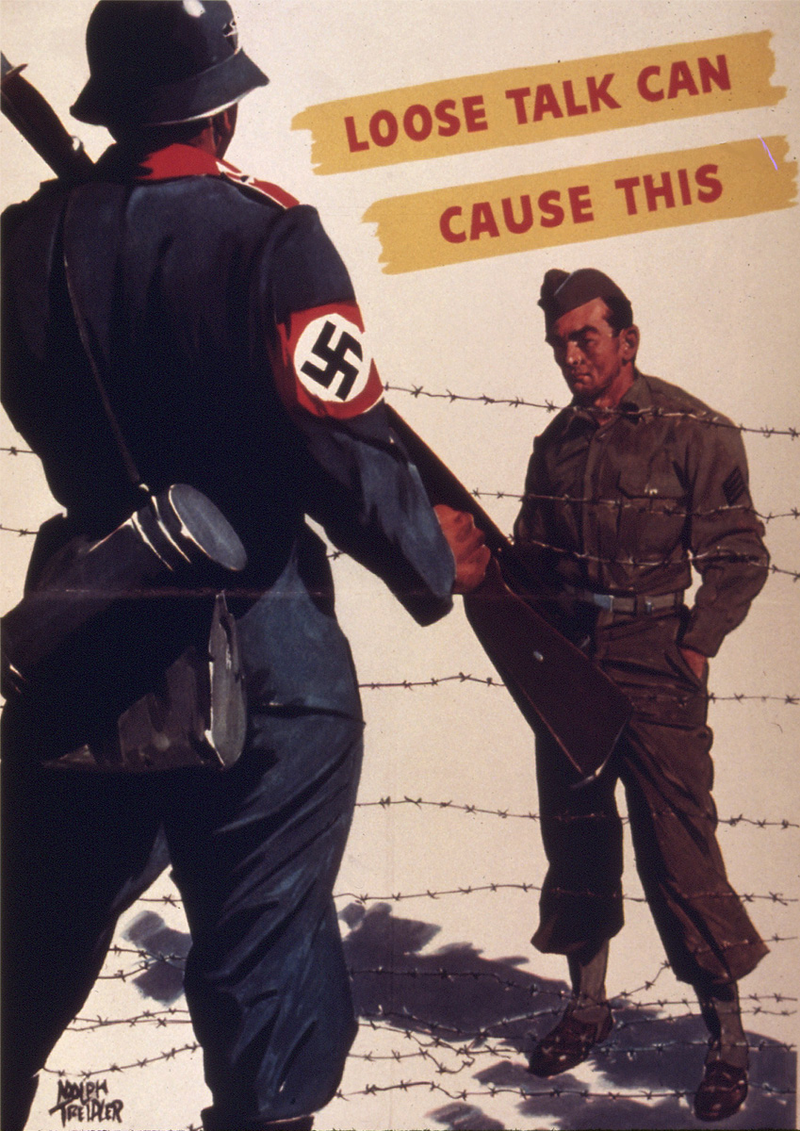 Illustration for article titled The Best Operations Security Propaganda Posters From World War II